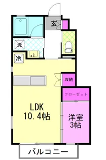 プラスII号館【1階】の間取り