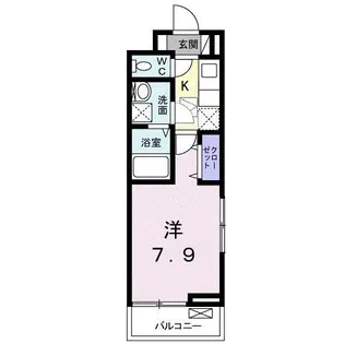 ベルフィオーレ【1階】の間取り