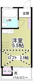 プチシャトー高円寺【2階】の間取り