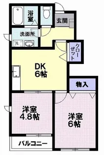 アンジュ・NM【1階】の間取り
