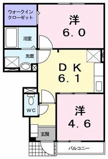 ベル シャトーI【1階】の間取り