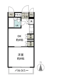 アメニティーコート【2階】の間取り
