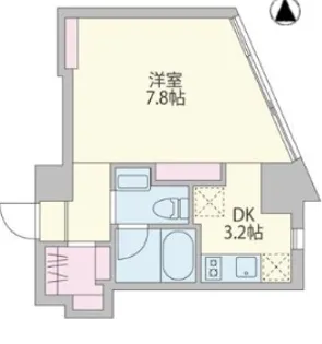 クーカイ・テラス恵比寿【4階】の間取り