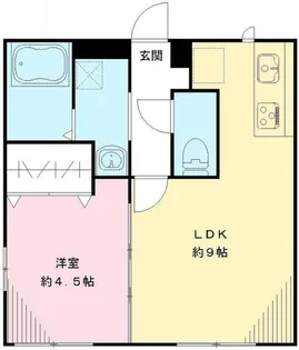 サンライズ金町【2階】の間取り