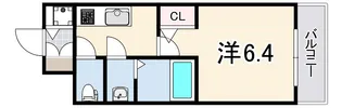 エスリード神戸兵庫駅アクアヴィラ【3階】の間取り