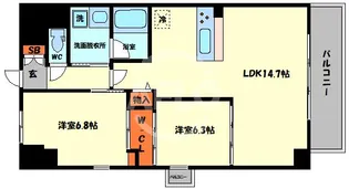 コージー千島【7階】の間取り