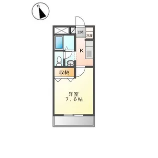 フレンドリーハイツ【1階】の間取り
