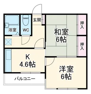 カサベルデ・セヒア【3階】の間取り