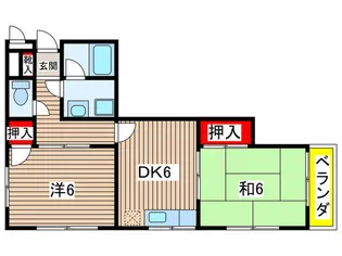 メゾン久方【2階】の間取り