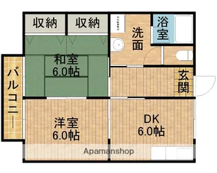 ゴールデンバレー【2階】の間取り