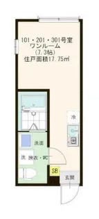 ハーモニーテラス足立VIII【1階】の間取り
