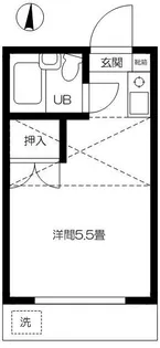 クリスタルハイツワコー【2階】の間取り