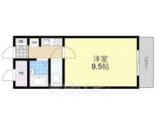 ヴィエンシャトレー小池【5階】の間取り