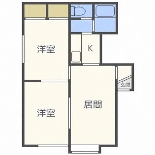 エクセルBハイツ【3階】の間取り