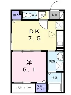 ネオイースト【2階】の間取り