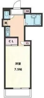 ラマシア御幸町【2階】の間取り