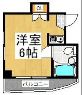 クレストアサカ【2階】の間取り