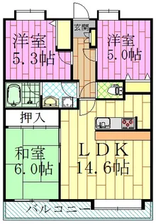 エル・モビック【5階】の間取り
