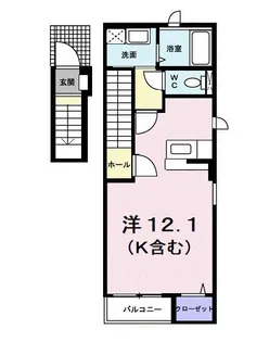 ベルコモンズ小金井【2階】の間取り