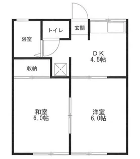 さがみ野ハイムB【1階】の間取り