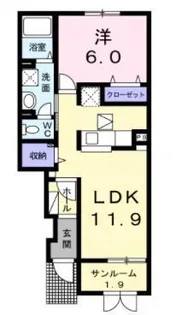 グレース【1階】の間取り