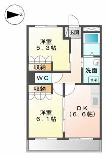 River Village N・R【2階】の間取り