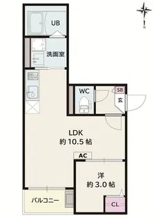 Jack atsutakoshinIV【1階】の間取り