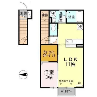 レ・セーナ【2階】の間取り