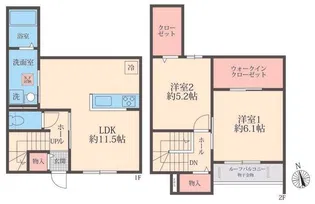 BLOOM OURT【1階】の間取り