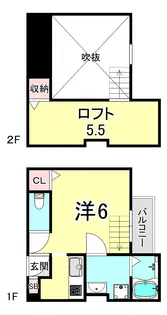 LuvStyle垂水【1階】の間取り