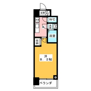 La Douceur黒川【2階】の間取り