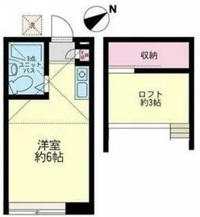 フローレオ相原【1階】の間取り