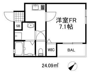 ワコーレヴィータ生田町【2階】の間取り