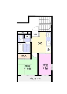 サンライズマンション【3階】の間取り