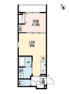 ROMA【1階】の間取り