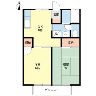アーバンハイツ篠崎【2階】の間取り