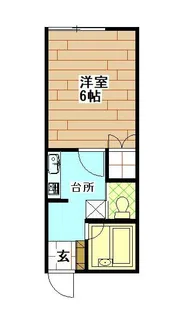 ベルメゾンわかば【2階】の間取り
