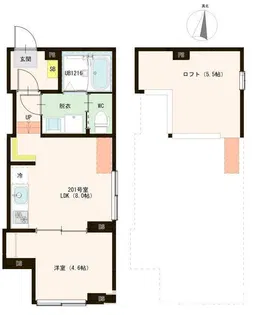 LOFTRIA Kameari【2階】の間取り
