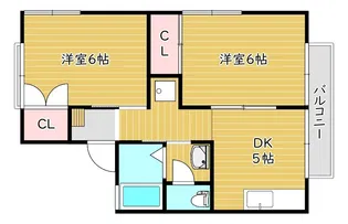 パレーシャル林【2階】の間取り