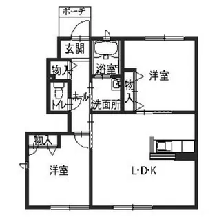 シャーメゾンエムズI【1階】の間取り