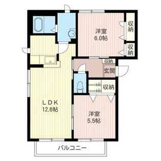 ノーブル・コートI【1階】の間取り