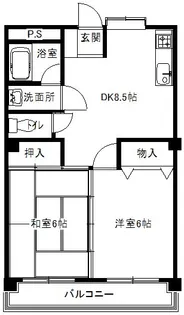 ハイツセレニテ【2階】の間取り