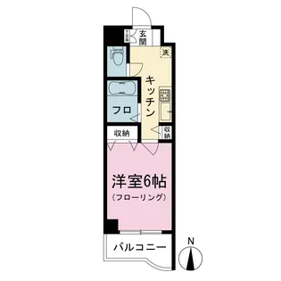ブライトヴィラ元住吉【3階】の間取り