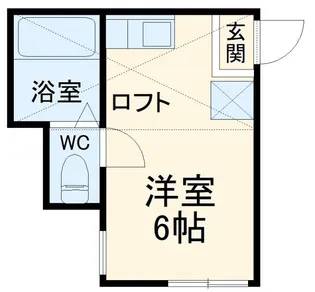 ユナイト上町ウィルキンスの杜【1階】の間取り