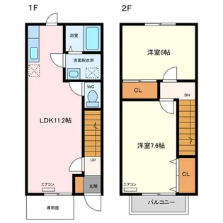愛知県知多郡美浜町河和台3【一戸建】の間取り