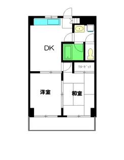 エルム1番館【3階】の間取り