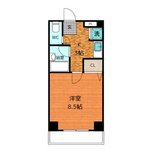 キャッスルミニ長筬【1階】の間取り