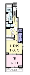 ラフォレスタ コモド【1階】の間取り