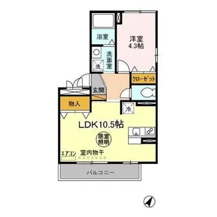 Angela【2階】の間取り