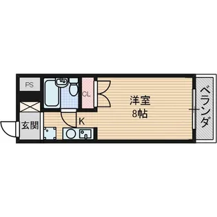 1Rの間取り画像